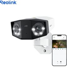 Reolink - 8K 16MP Caméra Surveillance Extérieure PoE, Vue 180° & Double Objectif, Suivi Mouvement, Détection Personne/Véhicule/Animal, Audio