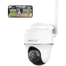 Reolink - 4K 8MP 4G lte Caméra Surveillance sur Batterie Exterieur, Vision Nocturne Couleur, 355° Pan & 140° Tilt, Détection Personne/Véhicule, Audio