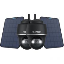 Argus pt Ultra Caméra de surveillance solaire/batterie 4K 8MP sans fil, panoramique et inclinable - Reolink