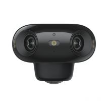 Reolink - Caméra à batterie solaire ColorX vision nocturne, Champ de vision 4K 180°, 2,4 GHz et 5 GHz Wi-Fi 6, super ouverture F1.0, détection ai,