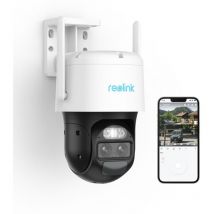 Reolink - Caméra de Surveillance 2K 4MP WiFi batterie, intelligente Auto Suivi Zoom 6X, Deux Objectif, Projecteur