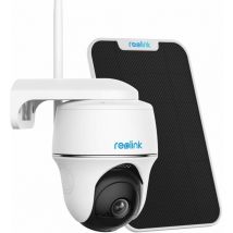 Reolink - Caméra de Surveillance sur Batterie 2K 4MP ptz avec Smart Détection, Pan à 355° & Tilt à 140°, WiFi Bi-Bande, Argus pt Pro+ Panneau Solaire