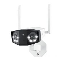 Reolink - Caméra de Surveillance 4K 8MP Wifi 5 GHz/2,4 GHz Double objectif Ultra hd 4K avec Grand angle 180°Vision nocturne en Couleur, Détection