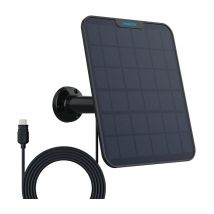 Reolink - Panneau solaire 6W pour caméra de surveillance extérieure alimentée par batterie, caméra solaire extérieure, support réglable à 360°,
