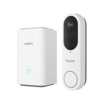 Reolink - sonnette à batterie Wi-Fi 2K avec Home Hub - Visiophone sans Fil, Vision Nocturne, Audio Bidirectionnel, Détection de