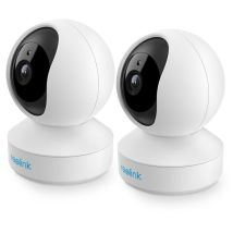 3MP Überwachungskamera Innen mit 2,4 GHz wlan, Zwei-Wege-Audio, 355° Schwenk- / 50° Neigung Schwenkbar, IR-Nachtsicht und Bewegungserkennung, E1-2