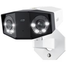 Reolink - Duo Series P730 - Caméra PoE extérieure 4K, double objectif, vue panoramique à 180°, détection de personnes/véhicules/animaux