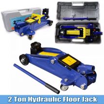 Dayplus - Réparation automobile Petit cric hydraulique mécanique pour plancher Cric à roulettes Très résistant Bricolage