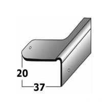 Reparaturwinkel für Treppensanierung, für Holztreppen, verzinkter Stahl, 20 mm Nase, inkl. Befestigungszubehör-1000