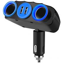 Répartiteur allume-cigare 2xUSB Vakoss TP-3268K