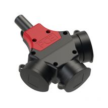 Répartiteur de courant de chantier monophasé en caoutchouc 16A 2P+T 230V IP44 24311-sw PCE