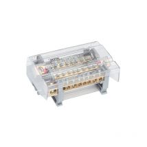 Répartiteur modulaire 4P Moblock 160A - 9 départs - 1x50 + 2x35 + 6x16mm² Morek