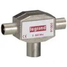 Repartiteur tv blindé ø 9,52 mm 2 mâles / 1 femelle