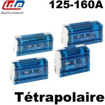 Repartiteur tétrapolaire 125A ou 160A - 6 à 14 départs - Nbre de connexion / Calibre - Répartiteur 4 Pôles - 10 départs - 125A
