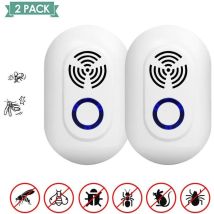 Ymyny - Repelente Ultrasónico para Ratas y Ratas Crediri - Dispositivo Electrónico contra Roedores, Insectos, Cucarachas y Plagas. Ecológico, Natural