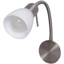 Applique Murale Avec Prise E14 Chromé Satin Soma Rabalux