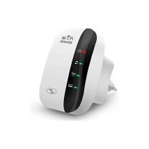 Dpzo - Repetidor WiFi de 300 m, punto de acceso inalámbrico (ap), amplificador de señal compatible con el estándar WiFi-N de 2,4 GHz
