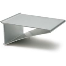 Repisa Estante Aluminio Perfila Plata Mate 100mm