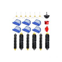 Wddnaot - Replacement Accessories kit compatible with iRobot Roomba 600 series 614 615 621 671 697 698 650 651 660 690 Roller brushes Filter Side