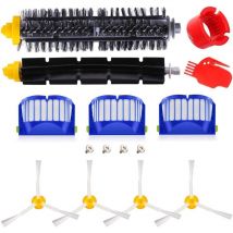 Replacement Accessories Backup Brush Set for iRobot Roomba Series 600 610 614 620 625 630 635 640 645 650 655 660 665 670 671 680 690 691 Replacement