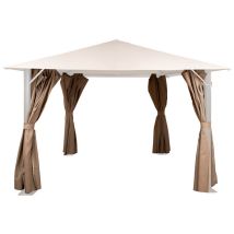 Glendale Leisure - Replacement Curtains set for Venice 2.5 x 2.5m Mocha