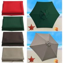 Mumu - Replacement roof for 3 m patio umbrella with 6 ribs