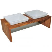 Replus Futterstation Meshidai True - Doppelnapf - Xs