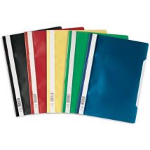 Durable Clear View Project Folder Document Report File 25 Pack A4 Assorted