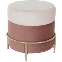 Fijalo - Reposapies Poliester Metal 48X48X47 Terciopelo