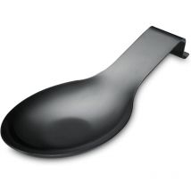 Héloise - Repose Cuillère En Noir Mat, Porte Cuillère En Acier Inoxydable Pour Cuisinière, Porte Stensiles De Cuisine Pour Louches, Pinces, Spatule,