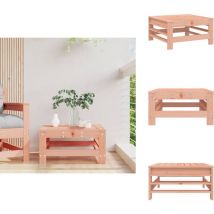 Repose-pied de jardin massif de douglas - Repose Pied Jardin - Meuble Jardin - Mobilier Exterieur - Chaise Lounge - Set Salon De Jardin