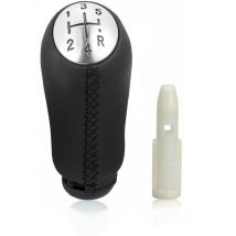 Levier de Vitesse Manuel en Cuir Noir pour Renault Clio iii 2005-09, Megane 2 Laguna 2003-09 - Style et Confort pour votre Voiture