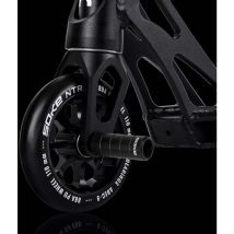 Repose-pieds scooter noirs, 2 pcs P1 + clés