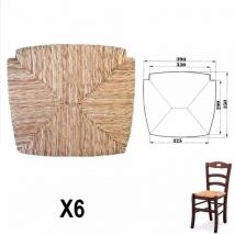 Repuesto para silla Venezia en paja de arroz x 6 piezas mod. 1212