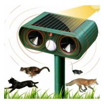 Largeight - Repulsif Chat Exterieur, Répulsif Chat Ultrason, Repulsif Chat Solaire, Étanche Répulsif Ultrason Anti Rongeurs avec Détecteur de