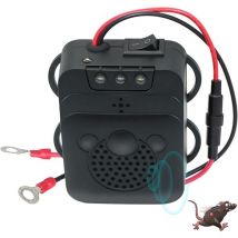 Répulsif Ultrason pour Voiture avec Stroboscopique LED, Garage pour Voiture Rongeurs Souris Bestioles Maison Garage Grenier Camping