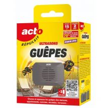 Acto - Répulsif Ultrasons Spécial Guêpes : Protégez vos espaces facilement