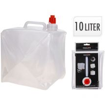 Redcliffs - Reservoir d'eau pliable camping 10 l. 19 x 20 x 25 cms.