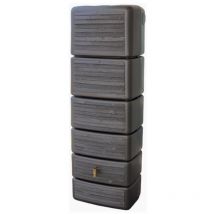 Réservoir d'eau de pluie Slim wood Graf, Recuperateur d Eau de Pluie 300 litres, 58 x 37 x 182 cm
