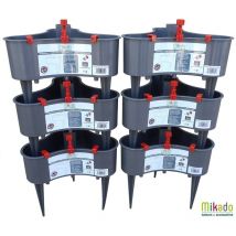 Réservoir Lot de 6 Réservoirs 2L pour tuteur anthracite