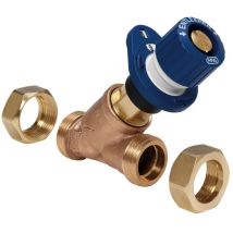 Ademco - Resideo Strangreg.Vent. Kombi-3-Plus Messing, ag, dn 20