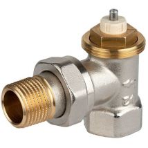 Resideo Thermostatventilkörper SX Messing vernickelt, Eck, 3/4"