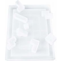 Resin Molds Silicone Tetris Cube Tray Storage Box Handmade Epoxy