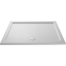 Balterley - Resin Slip Resistant Rectangular Shower Tray - 1500mm x 800mm - White - White