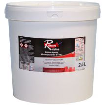 Couleur D'antan - Résine colorée multisupport Renove Resine - ral 1019 Beige gris - 2.5L - Idéale carrelage, baignoire, évier, mélaminé, bois,