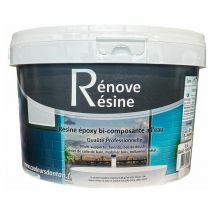 Couleur D'antan - Résine colorée multisupport Renove Resine - ral 7047 Telegris 4 - 0.5L - Idéale carrelage, baignoire, évier, mélaminé, bois,
