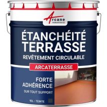 Arcane Industries - tanchéité Terrasse : Peinture Sol Extérieur arcaterrasse Produit Imperméable - 10 l Gris Basalte - ral 7012