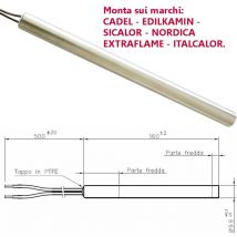 Resistenza accensione stufe a pellet 300W 16CM nordica extraflame edilkamin cadel