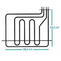 Resistenza doppia forno Nardi 800 watt 1600 watt
