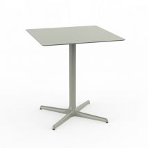 Resol - toledo Table Carrée Intérieure, Extérieure 70x70 Gris Verdâtre